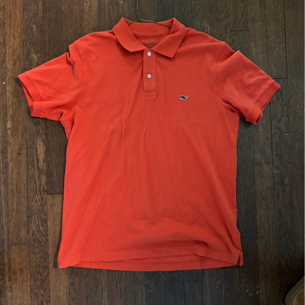 medium OrangeVineyard Vines Polo